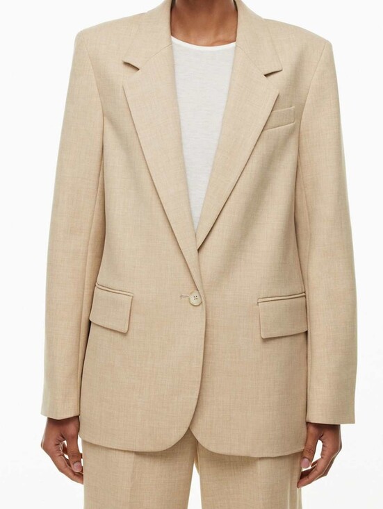 Wilfred Jackets & Blazers - Wilfred Generation Blazer In Heather Oat Beige